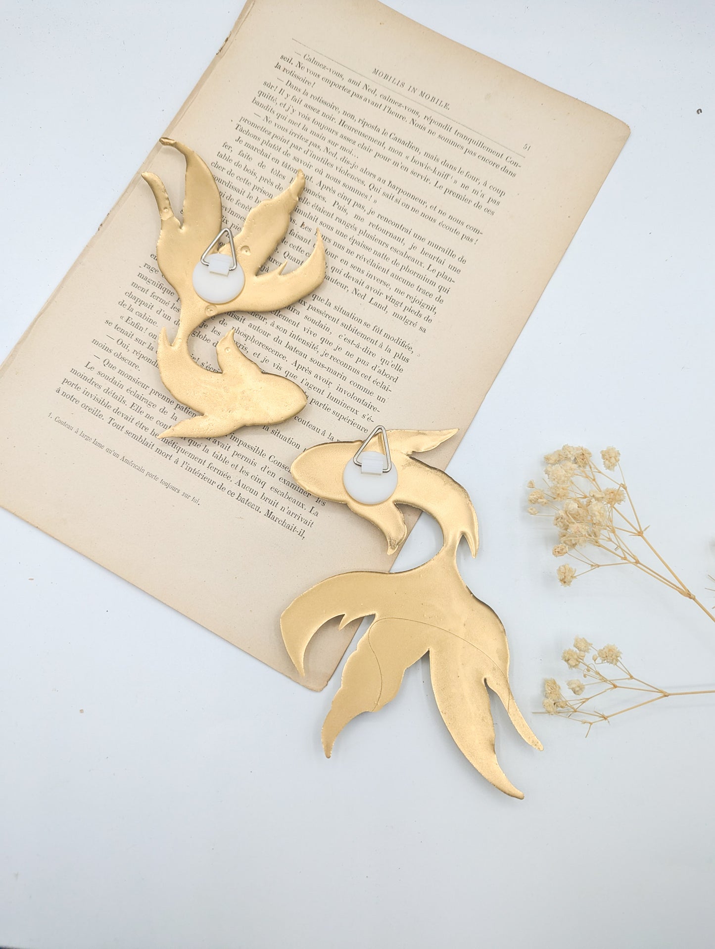 Décoration murale duo de carpes Koï – Décor japonais zen & cabinet de curiosités