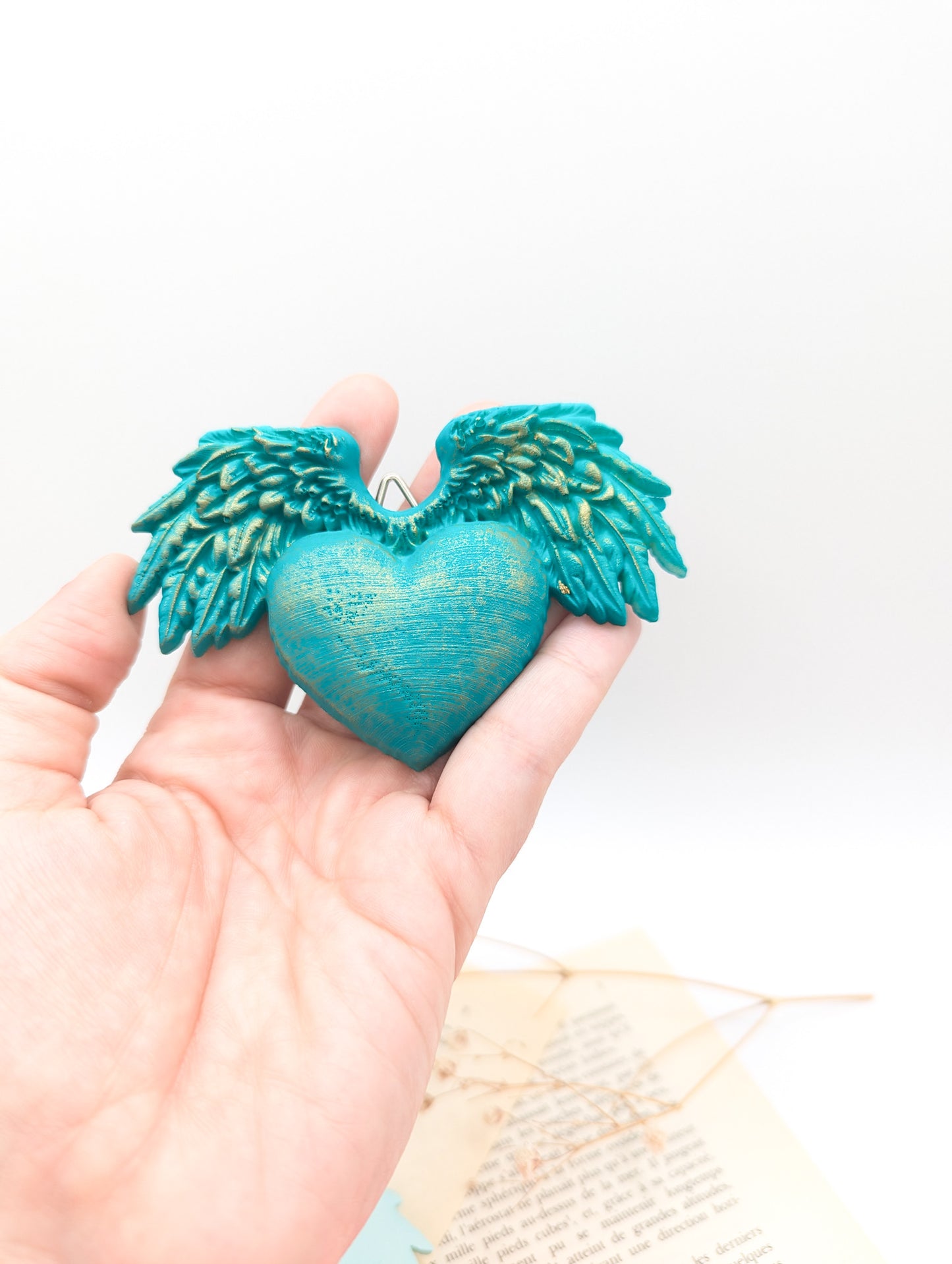 coeur mexicain ex voto coloré