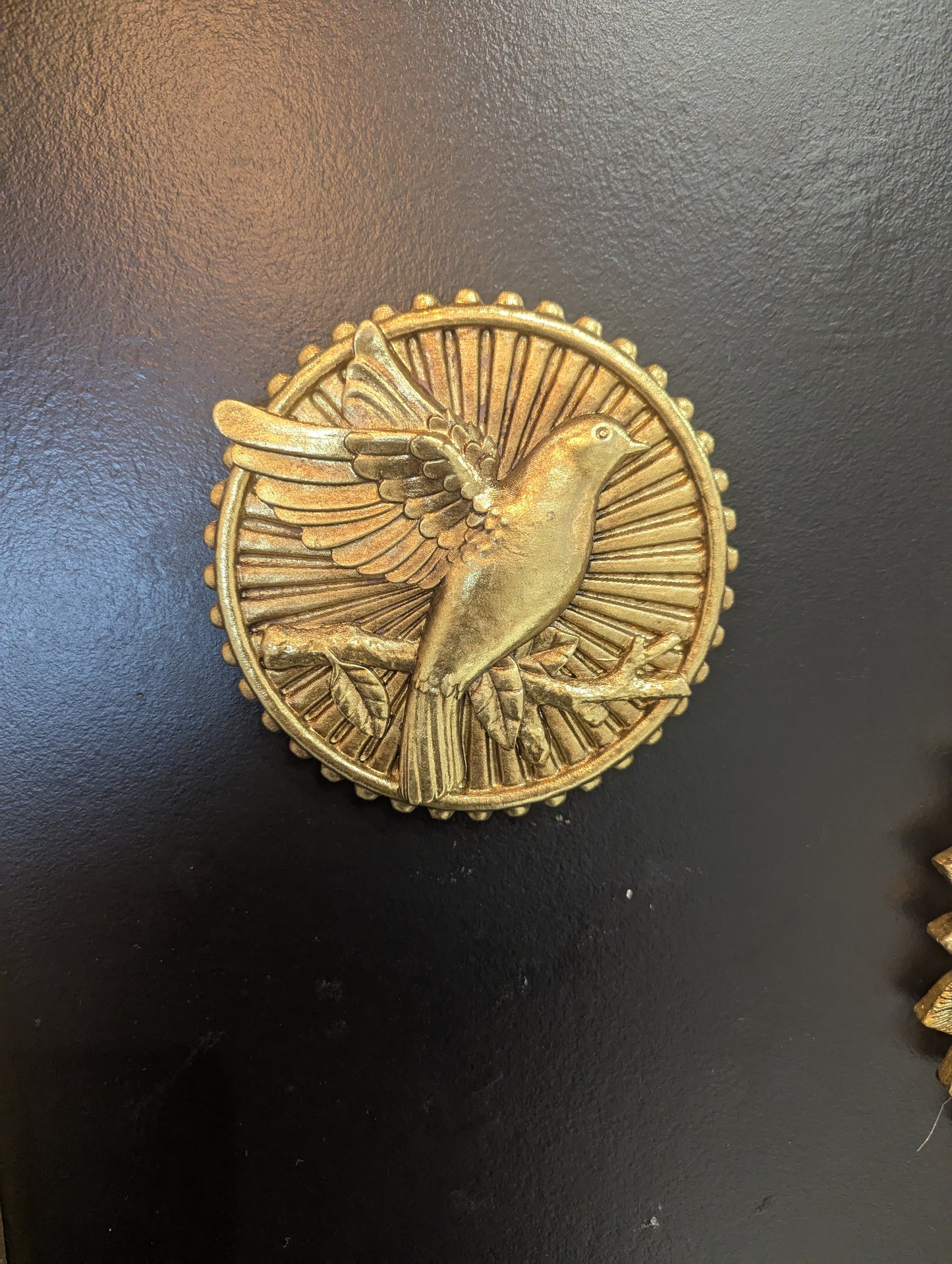 Decoration murale oiseau ex voto mystique